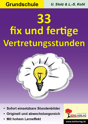 Buchcover 33 fix und fertige Vertretungsstunden Grundschule | Ulrike Stolz | EAN 9783866326446 | ISBN 3-86632-644-0 | ISBN 978-3-86632-644-6