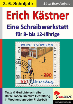 Buchcover Erich Kästner - Eine Schreibwerkstatt für 8- bis 12-Jährige | Birgit Brandenburg | EAN 9783866329126 | ISBN 3-86632-912-1 | ISBN 978-3-86632-912-6
