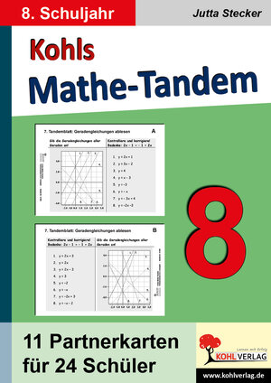 Buchcover Kohls Mathe-Tandem / Klasse 8 | Jutta Stecker | EAN 9783866329843 | ISBN 3-86632-984-9 | ISBN 978-3-86632-984-3