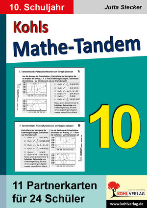 Buchcover Kohls Mathe-Tandem / Klasse 10 | Jutta Stecker | EAN 9783866329867 | ISBN 3-86632-986-5 | ISBN 978-3-86632-986-7
