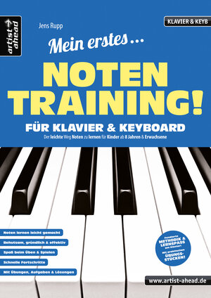 Buchcover Mein erstes Notentraining für Klavier & Keyboard! | Jens Rupp | EAN 9783866421424 | ISBN 3-86642-142-7 | ISBN 978-3-86642-142-4