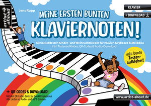 Buchcover Meine ersten bunten Klaviernoten! | Jens Rupp | EAN 9783866422094 | ISBN 3-86642-209-1 | ISBN 978-3-86642-209-4