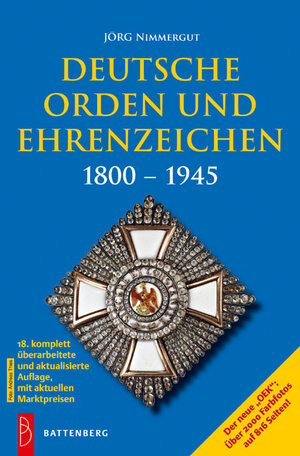 Buchcover Deutsche Orden und Ehrenzeichen | Jörg Nimmergut | EAN 9783866460591 | ISBN 3-86646-059-7 | ISBN 978-3-86646-059-1