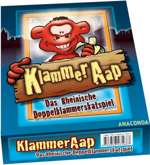 Buchcover Klammeraap. Das Rheinische Doppelklammerskatspiel | Michael Schmitz | EAN 9783866475687 | ISBN 3-86647-568-3 | ISBN 978-3-86647-568-7