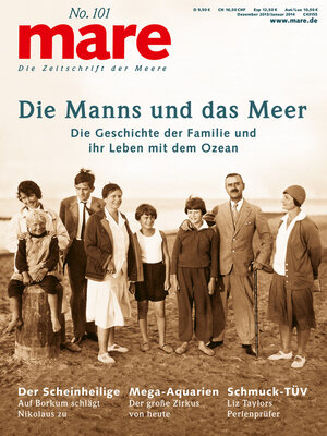 Buchcover mare - Die Zeitschrift der Meere / No. 101 / Die Manns und das Meer  | EAN 9783866480346 | ISBN 3-86648-034-2 | ISBN 978-3-86648-034-6