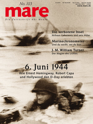 Buchcover mare - Die Zeitschrift der Meere / No. 103 / D-Day  | EAN 9783866480360 | ISBN 3-86648-036-9 | ISBN 978-3-86648-036-0