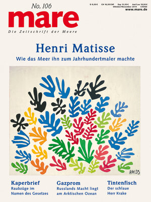 Buchcover mare - Die Zeitschrift der Meere / No. 106 / Henri Matisse  | EAN 9783866480407 | ISBN 3-86648-040-7 | ISBN 978-3-86648-040-7