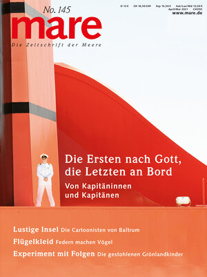 Buchcover mare - Die Zeitschrift der Meere / No. 145 / Von Kapitäninnen und Kapitänen  | EAN 9783866484344 | ISBN 3-86648-434-8 | ISBN 978-3-86648-434-4