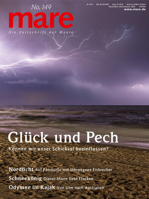 Buchcover mare - Die Zeitschrift der Meere / No. 149 / Glück und Pech  | EAN 9783866484382 | ISBN 3-86648-438-0 | ISBN 978-3-86648-438-2
