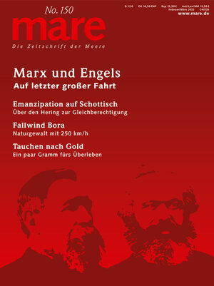 Buchcover mare - Die Zeitschrift der Meere / No. 150 / Marx und Engels  | EAN 9783866484399 | ISBN 3-86648-439-9 | ISBN 978-3-86648-439-9