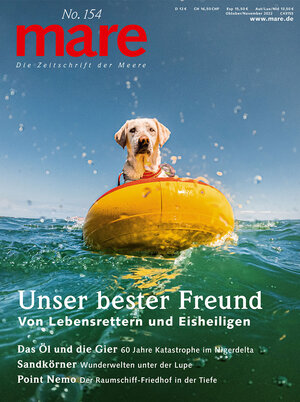 Buchcover mare - Die Zeitschrift der Meere / No. 154 / Unser bester Freund  | EAN 9783866484436 | ISBN 3-86648-443-7 | ISBN 978-3-86648-443-6