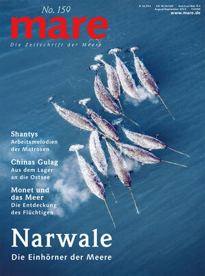 Buchcover mare - Die Zeitschrift der Meere / No. 159 / Narwale  | EAN 9783866484481 | ISBN 3-86648-448-8 | ISBN 978-3-86648-448-1