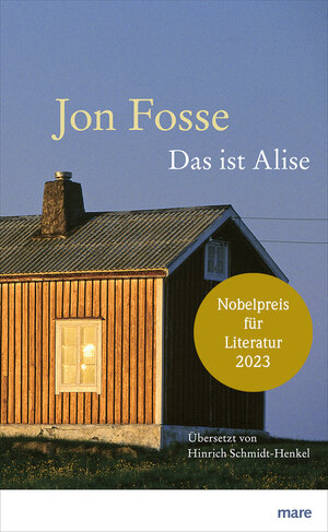 Buchcover Das ist Alise | Jon Fosse | EAN 9783866488380 | ISBN 3-86648-838-6 | ISBN 978-3-86648-838-0