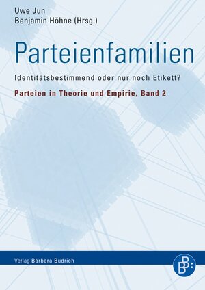 Buchcover Parteienfamilien  | EAN 9783866495173 | ISBN 3-86649-517-X | ISBN 978-3-86649-517-3