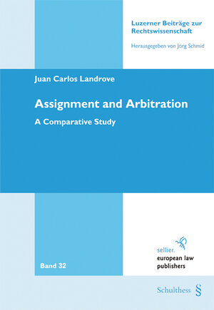Buchcover Assignment and Arbitration | Juan Carlos Landrove | EAN 9783866531093 | ISBN 3-86653-109-5 | ISBN 978-3-86653-109-3