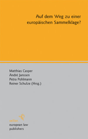 Buchcover Auf dem Weg zu einer europäischen Sammelklage?  | EAN 9783866531123 | ISBN 3-86653-112-5 | ISBN 978-3-86653-112-3