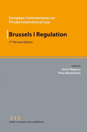 Buchcover Brussels I Regulation  | EAN 9783866531420 | ISBN 3-86653-142-7 | ISBN 978-3-86653-142-0