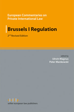 Buchcover Brussels I Regulation  | EAN 9783866538894 | ISBN 3-86653-889-8 | ISBN 978-3-86653-889-4