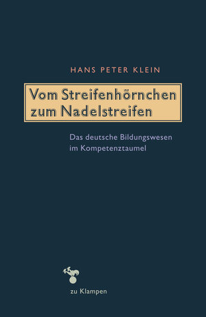 Buchcover Vom Streifenhörnchen zum Nadelstreifen | Hans Peter Klein | EAN 9783866744981 | ISBN 3-86674-498-6 | ISBN 978-3-86674-498-1