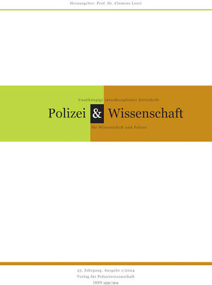 Buchcover Zeitschrift Polizei & Wissenschaft  | EAN 9783866768659 | ISBN 3-86676-865-6 | ISBN 978-3-86676-865-9