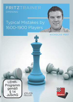 Buchcover Typical Mistakes by 1600-1900 Players | Nicholas Pert | EAN 9783866814813 | ISBN 3-86681-481-X | ISBN 978-3-86681-481-3