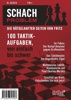 Buchcover Schach Problem #02/2018  | EAN 9783866816466 | ISBN 3-86681-646-4 | ISBN 978-3-86681-646-6