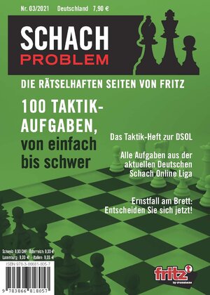 Buchcover Schach Problem Heft #03/2021 | EAN 9783866818057 | ISBN 3-86681-805-X | ISBN 978-3-86681-805-7