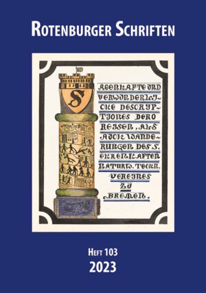 Buchcover Rotenburger Schriften | Wolfgang Dörfler | EAN 9783867079037 | ISBN 3-86707-903-X | ISBN 978-3-86707-903-7
