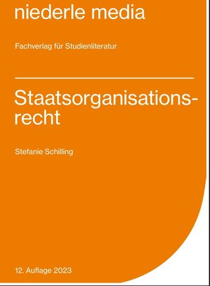 Buchcover Staatsorganisationsrecht - Karteikarten - 2023 | Stefanie Schilling | EAN 9783867240550 | ISBN 3-86724-055-8 | ISBN 978-3-86724-055-0