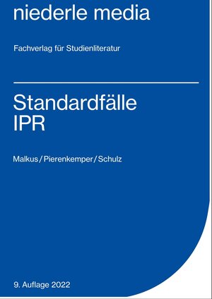 Buchcover Standardfälle IPR - 2022 | Martin Malkus | EAN 9783867241397 | ISBN 3-86724-139-2 | ISBN 978-3-86724-139-7