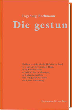 Buchcover Die gestundete Zeit | Ingeborg Bachmann | EAN 9783867301404 | ISBN 3-86730-140-9 | ISBN 978-3-86730-140-4