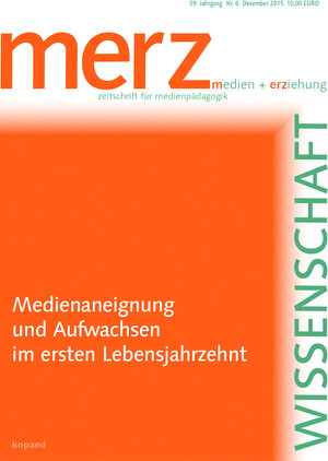 Buchcover Medienaneignung und Aufwachsen im ersten Lebensjahrzehnt  | EAN 9783867361736 | ISBN 3-86736-173-8 | ISBN 978-3-86736-173-6