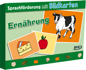 Buchcover Sprachförderung mit Bildkarten Ernährung | Christiane Stedeler-Gabriel | EAN 9783867404471 | ISBN 3-86740-447-X | ISBN 978-3-86740-447-1