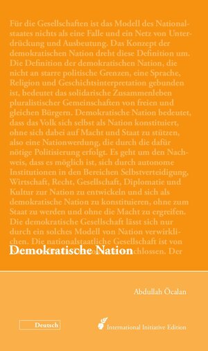 Buchcover Demokratische Nation | Abdullah Öcalan | EAN 9783867470841 | ISBN 3-86747-084-7 | ISBN 978-3-86747-084-1