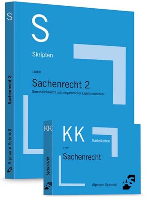 Buchcover Bundle Lüdde, Skript Sachenrecht 2 + Lüdde, Karteikarten Sachenrecht  | EAN 9783867525121 | ISBN 3-86752-512-9 | ISBN 978-3-86752-512-1