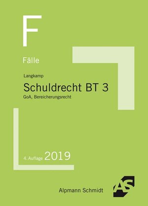 Buchcover Fälle Schuldrecht BT 3 | Tobias Langkamp | EAN 9783867526791 | ISBN 3-86752-679-6 | ISBN 978-3-86752-679-1
