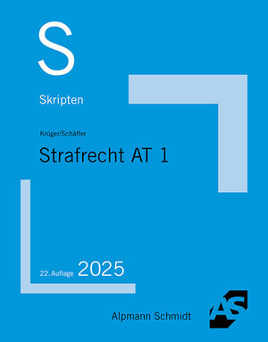Buchcover Skript Strafrecht AT 1 | Rolf Krüger | EAN 9783867529389 | ISBN 3-86752-938-8 | ISBN 978-3-86752-938-9