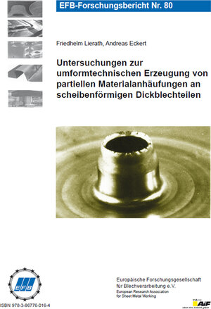 Buchcover Untersuchungen zur umformtechnischen Erzeugung von partiellen Materialanhäufungen an scheibenförmigen Dickblechteilen | Friedhelm Lierath | EAN 9783867760164 | ISBN 3-86776-016-0 | ISBN 978-3-86776-016-4