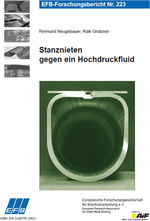 Buchcover Stanznieten gegen ein Hochdruckfluid | Reimund Neugebauer | EAN 9783867761802 | ISBN 3-86776-180-9 | ISBN 978-3-86776-180-2