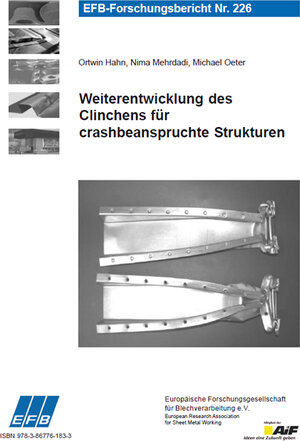 Buchcover Weiterentwicklung des Clinchens für crashbeanspruchte Strukturen | Ortwin Hahn | EAN 9783867761833 | ISBN 3-86776-183-3 | ISBN 978-3-86776-183-3