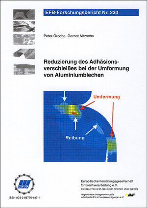 Buchcover Reduzierung des Adhäsionsverschleißes bei der Umformung von Aluminiumblechen | Peter Groche | EAN 9783867761871 | ISBN 3-86776-187-6 | ISBN 978-3-86776-187-1