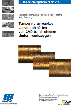 Buchcover Temperaturgeregeltes Laserstrahlhärten von CVD-beschichteten Umformwerkzeugen | Heinz Haferkamp | EAN 9783867761925 | ISBN 3-86776-192-2 | ISBN 978-3-86776-192-5