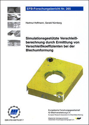 Buchcover Simulationsgestützte Verschleißberechnung durch Ermittlung von Verschleißkoeffizienten bei der Blechumformung | Hartmut Hoffmann | EAN 9783867762977 | ISBN 3-86776-297-X | ISBN 978-3-86776-297-7