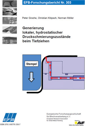 Buchcover Generierung lokaler, hydrostatischer Druckschmierungszustände beim Tiefziehen | Peter Groche | EAN 9783867763387 | ISBN 3-86776-338-0 | ISBN 978-3-86776-338-7