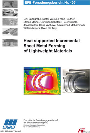 Buchcover Heat supported Incremental Sheet Metal Forming of Lightweight Materials | Dirk Landgrebe | EAN 9783867764506 | ISBN 3-86776-450-6 | ISBN 978-3-86776-450-6