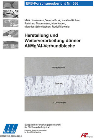 Buchcover Herstellung und Weiterverarbeitung dünner Al/Mg/Al-Verbundbleche | Maik Linnemann | EAN 9783867766234 | ISBN 3-86776-623-1 | ISBN 978-3-86776-623-4