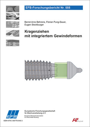 Buchcover Kragenziehen mit integriertem Gewindeformen | Bernd-Arno Behrens | EAN 9783867766463 | ISBN 3-86776-646-0 | ISBN 978-3-86776-646-3