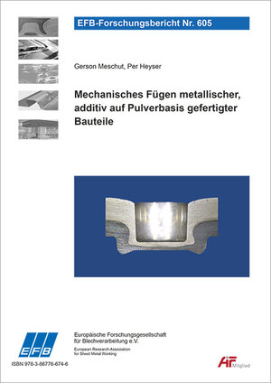 Buchcover Mechanisches Fügen metallischer, additiv auf Pulverbasis gefertigter Bauteile | Gerson Meschut | EAN 9783867766746 | ISBN 3-86776-674-6 | ISBN 978-3-86776-674-6
