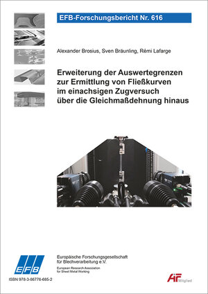 Buchcover Erweiterung der Auswertegrenzen zur Ermittlung von Fließkurven im einachsigen Zugversuch über die Gleichmaßdehnung hinaus | Alexander Brosius | EAN 9783867766852 | ISBN 3-86776-685-1 | ISBN 978-3-86776-685-2