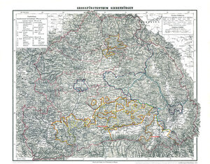 Buchcover Historische Karte: Großherzogtum Siebenbürgen, 1853 (Plano)  | EAN 9783867776530 | ISBN 3-86777-653-9 | ISBN 978-3-86777-653-0